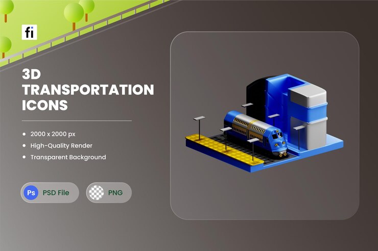 PSD un sitio web que dice png servicios de transporte.