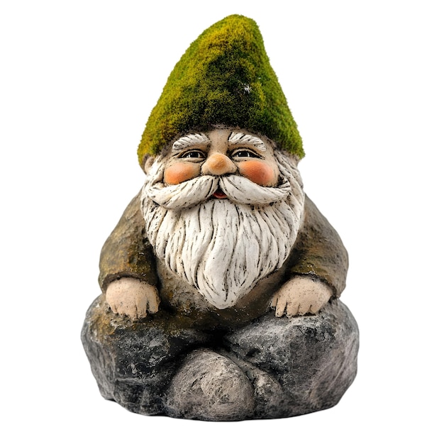 Sitzende Garten-Gnom-Statue