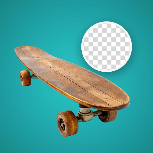 PSD skateboard isolado renderização 3d