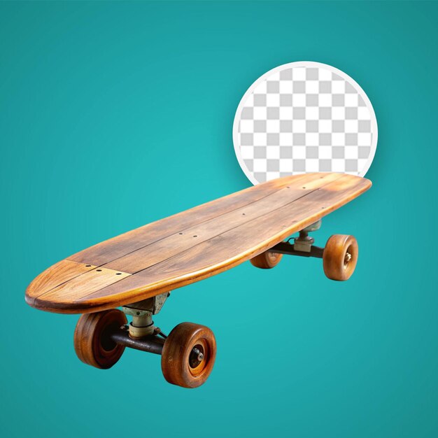 PSD skateboard isolado renderização 3d