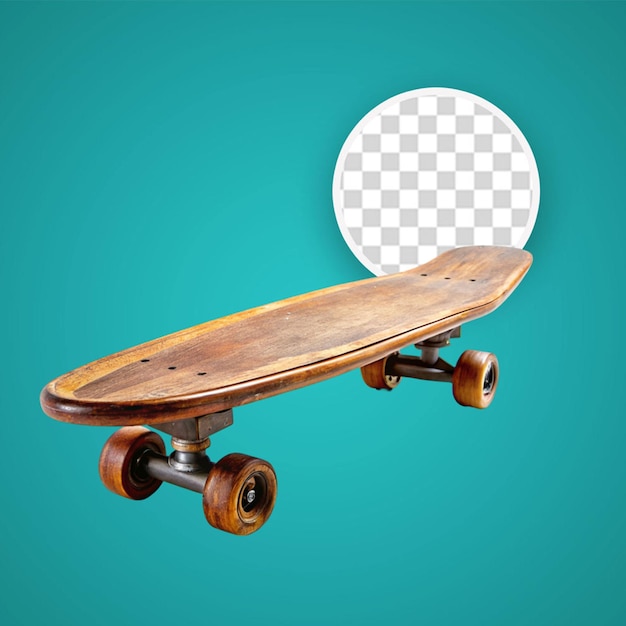 PSD skateboard isolado renderização 3d