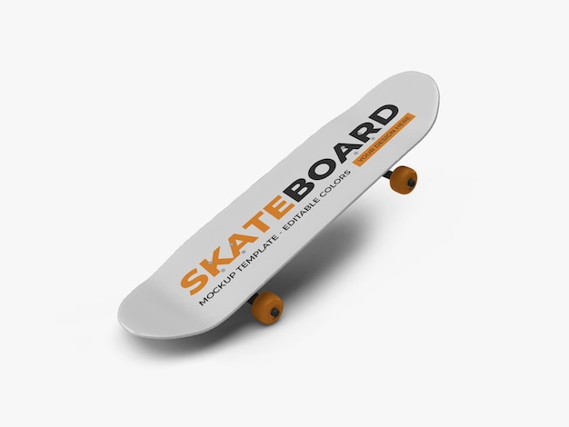 Skateboard mockup design isoliert
