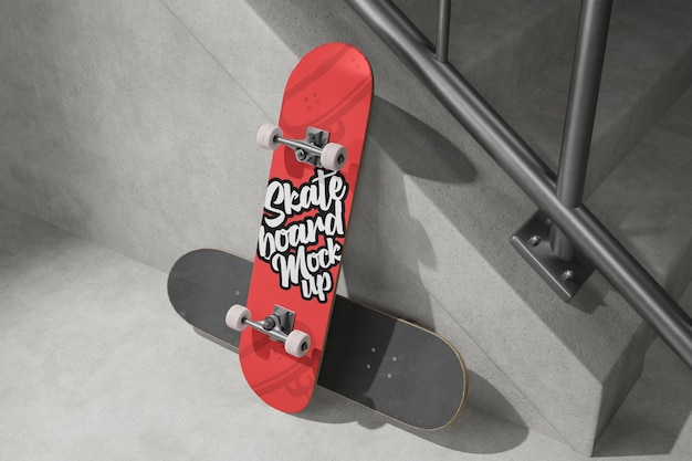 Skateboard mockup