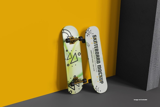 Skateboard mockup