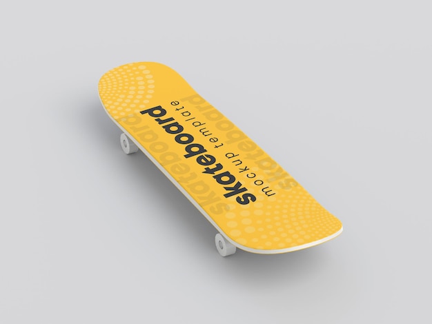 Skateboard Vinyl Wrap Mockup