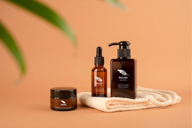 Skincare-Produkt-Display-Mockup PSD-Vorlage 17
