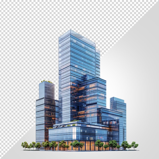 PSD skyline du bâtiment png