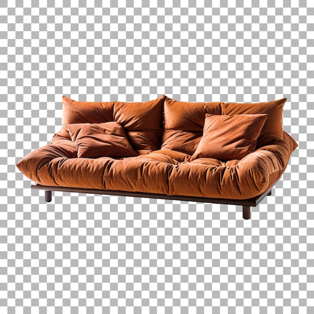 sleeper sofa on transparent background
