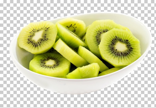 Slice Kiwi isoliert