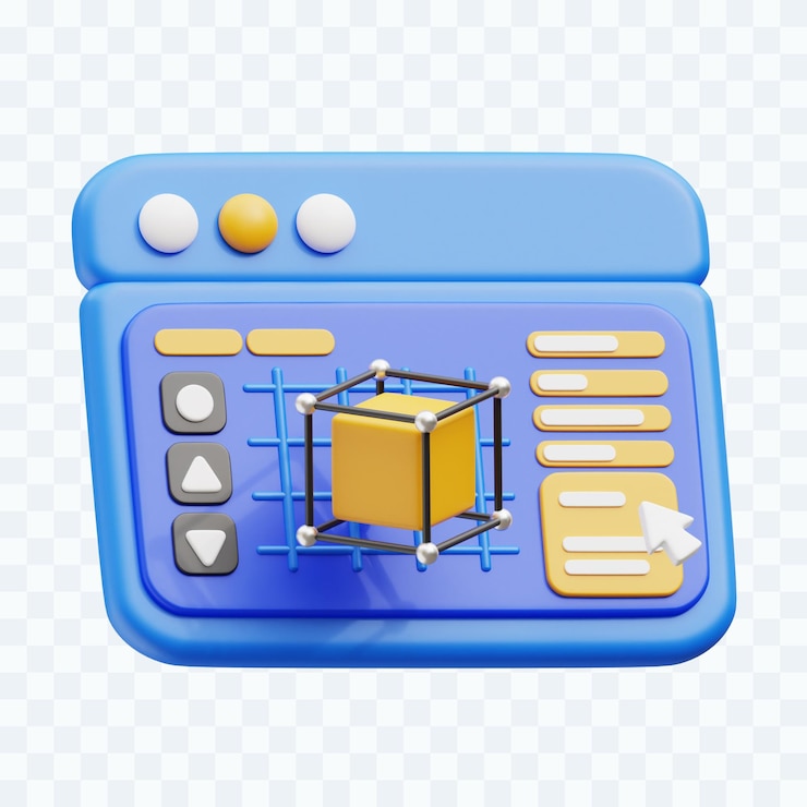 PSD slicer 3d-drucker 3d-illustration