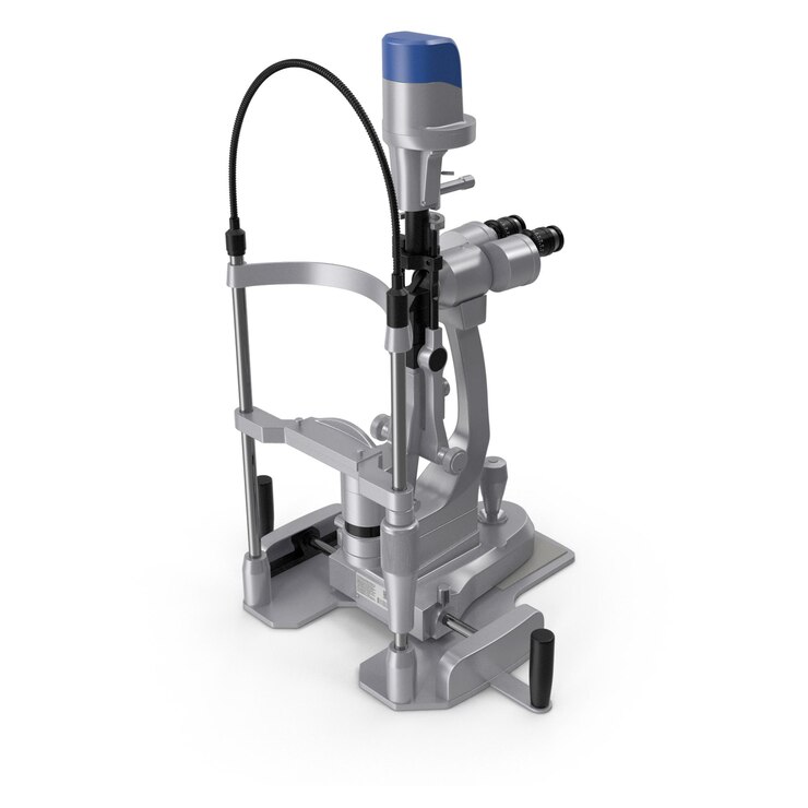 PSD slit lamp biomicroscope for eye examination