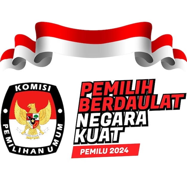 PSD slogan des élections générales en indonésie