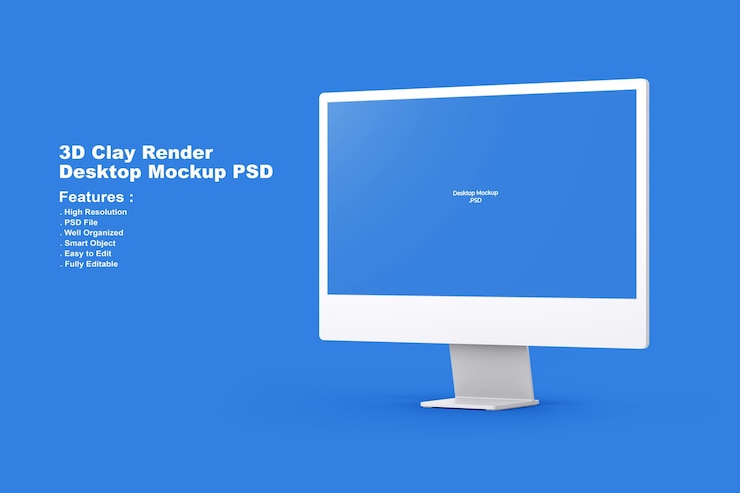 Smart Device Mockup renderizzato in 3D