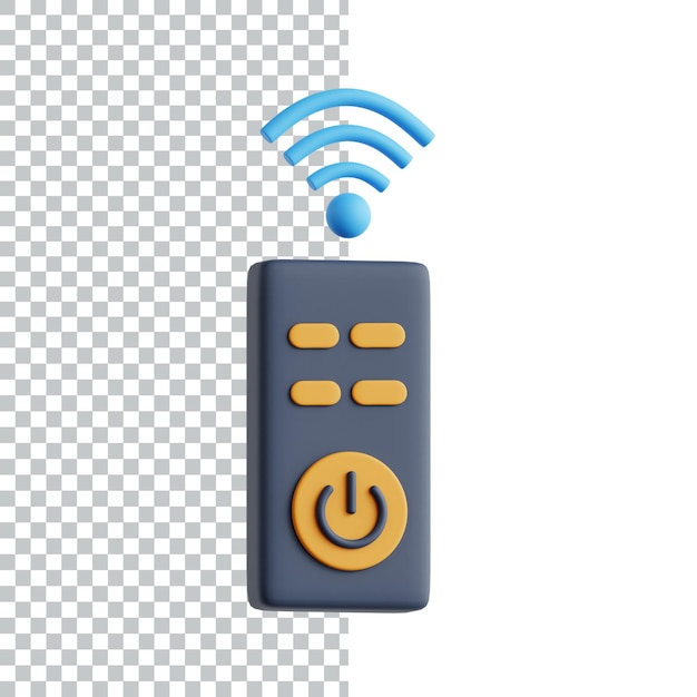 PSD smart home 3d icon render asset design 3d icon illustration