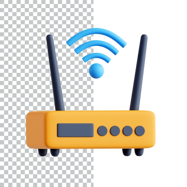 Smart Home 3D Icon render asset design 3D Icon illustration