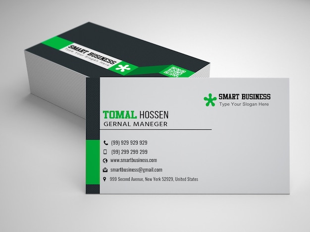 PSD smart_horizental_business_card