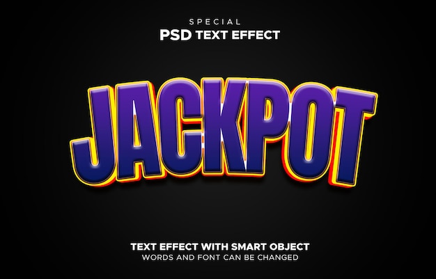 Smart-objekt spring text effect