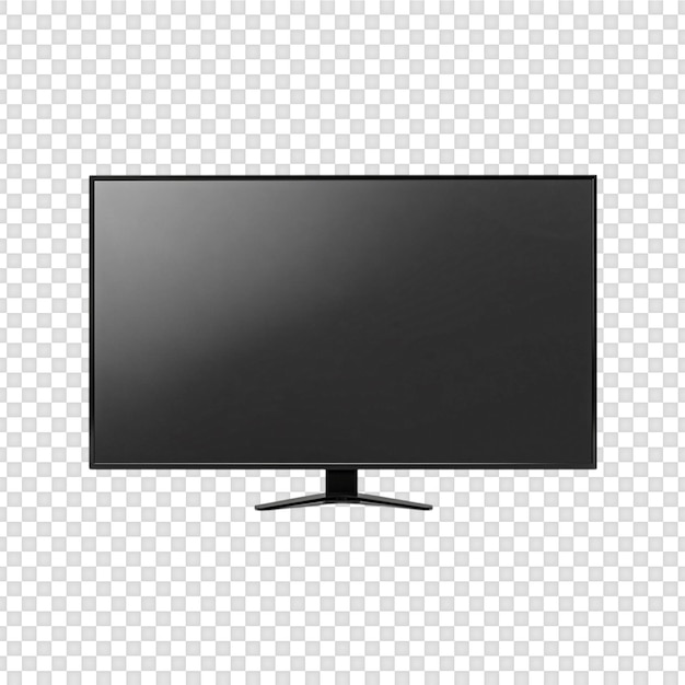 Smart-TV-Bildschirm-Mockup Isoliert auf durchsichtigem Hintergrund
