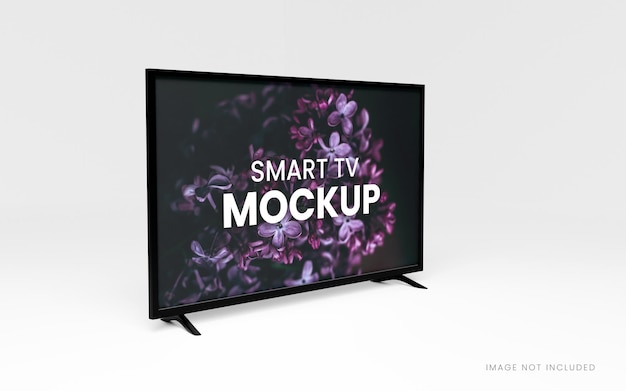 Smart tv mockup 3d-rendering