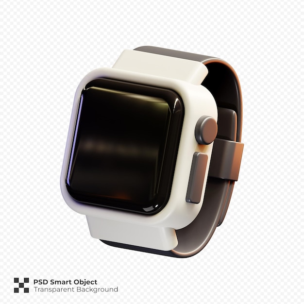 PSD smart watch 3d render illustration isolé premium psd