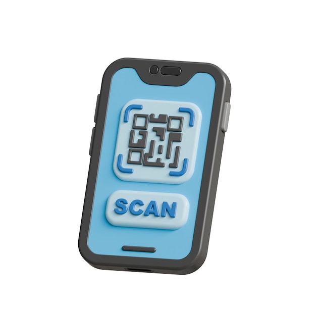 Smartphone che scansiona un codice QR