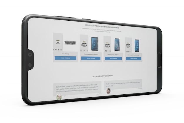 Smartphone-Display-Modell