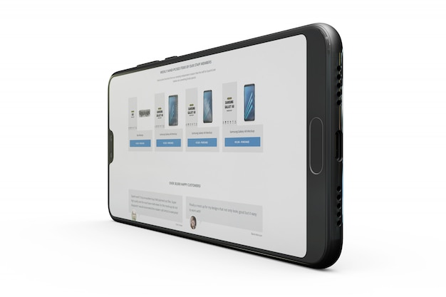 Smartphone-Display-Modell