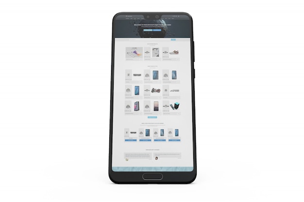 Smartphone-Display-Modell