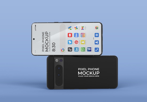 PSD smartphone im studio-mockup.