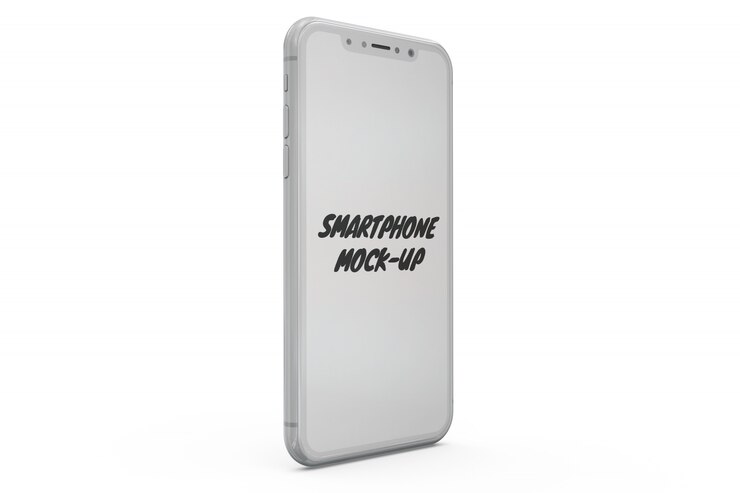 PSD smartphone maqueta aislada