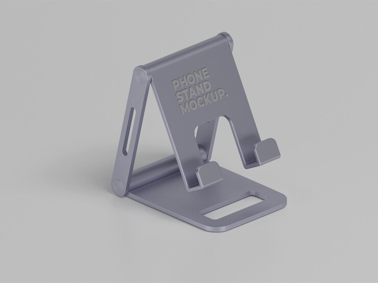 Smartphone en maqueta de soporte