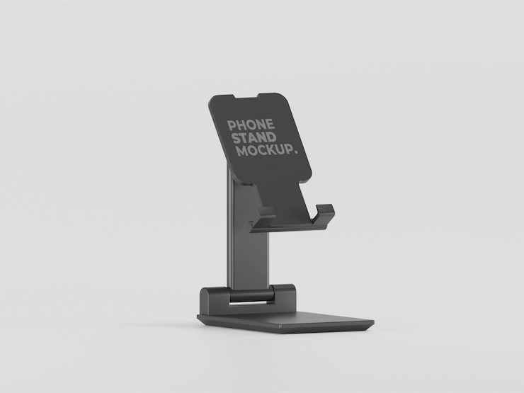 Smartphone en maqueta de soporte