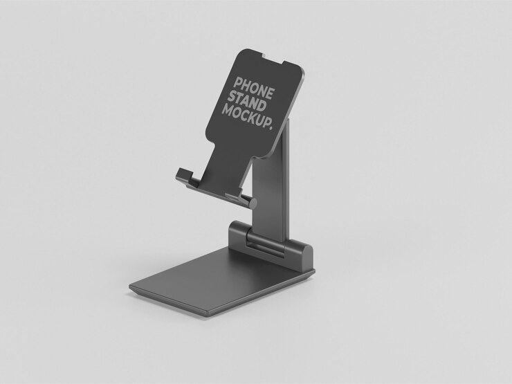 Smartphone en maqueta de soporte