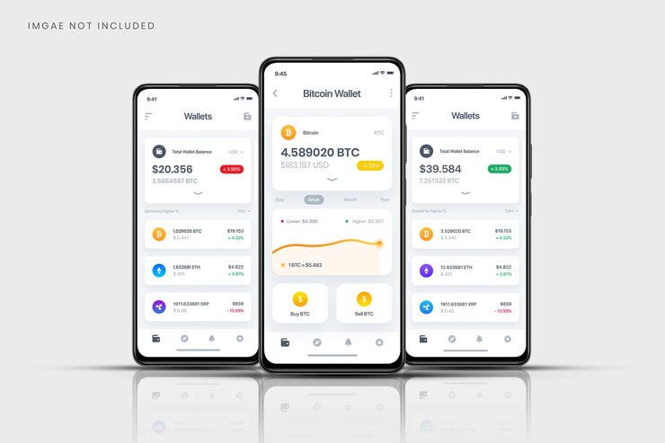 smartphone mockup app interface