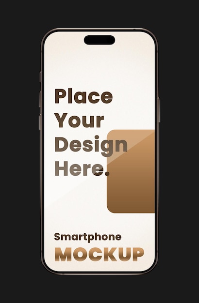 Smartphone Mockup per la presentazione del design