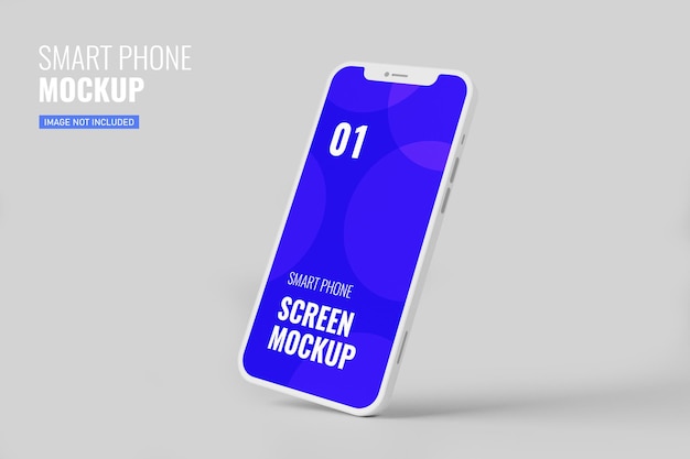 Smartphone-Modell in 3D-Rendering