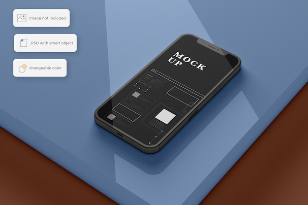 PSD smartphone-modell