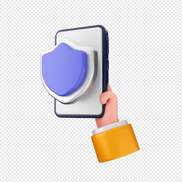 Smartphone de protección de seguridad de escudo 3D