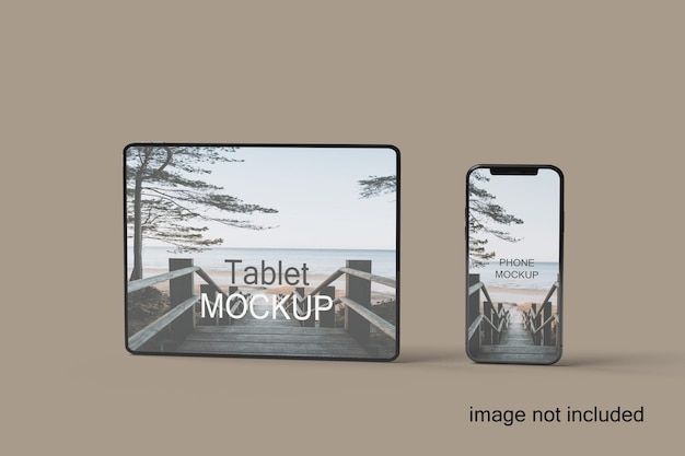 Smartphone- und Tablet-Mockup