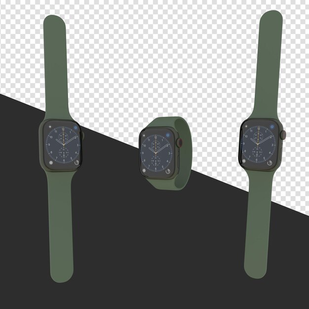 Smartwatch 3D-Rendering