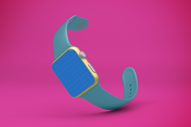 Smartwatch a schermo intero mockup