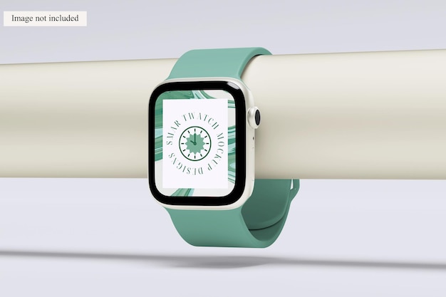 Smartwatch Mockup para mostrar seu design de interface do usuário para clientes