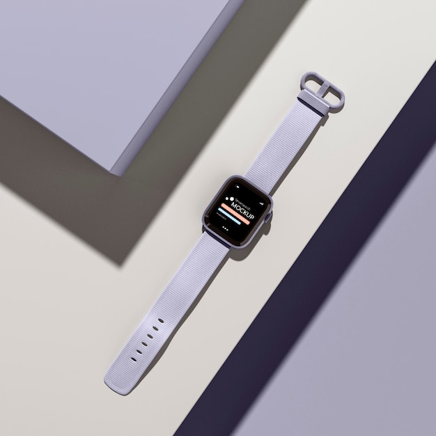 Smartwatch-Modell mit geometrischem Design