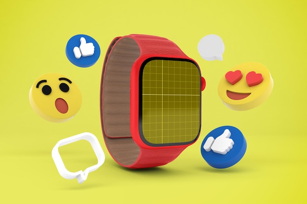 Smartwatch social media