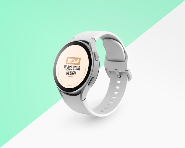 Smartwatches modernos com simulação de tela