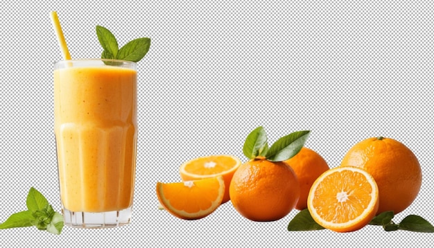 Un smoothie d'orange pour rafraîchir l'énergie du matin