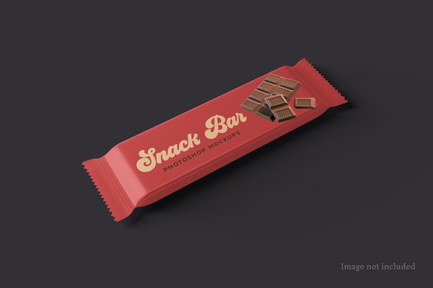 PSD snack bar verpackungsmodell