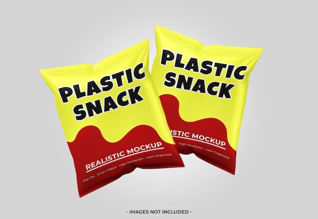 Snack-verpackungsmodell aus kunststoff