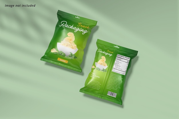 PSD snack-verpackungsmodell