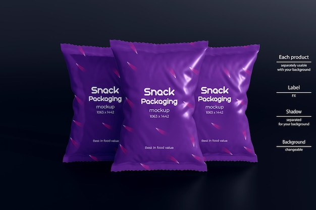 Snack-verpackungsmodell